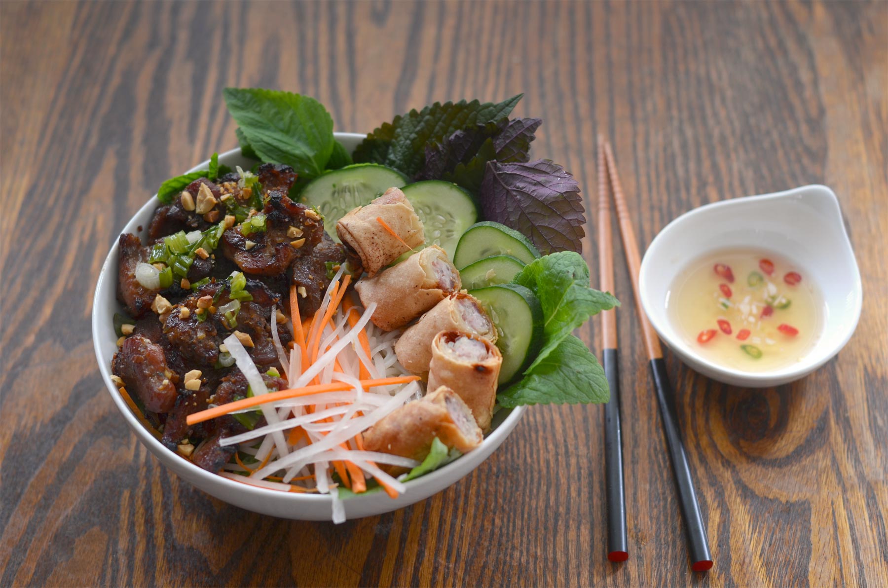 B N Th T N Ng Recipe Vietnamese Grilled Pork Rice Noodles Hungry Huy