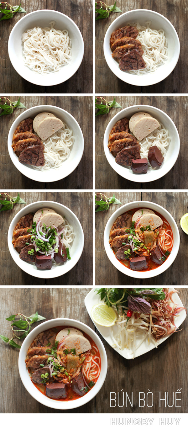 Bún Bò Huế Recipe - Spicy Vietnamese Beef & Pork Noodle Soup