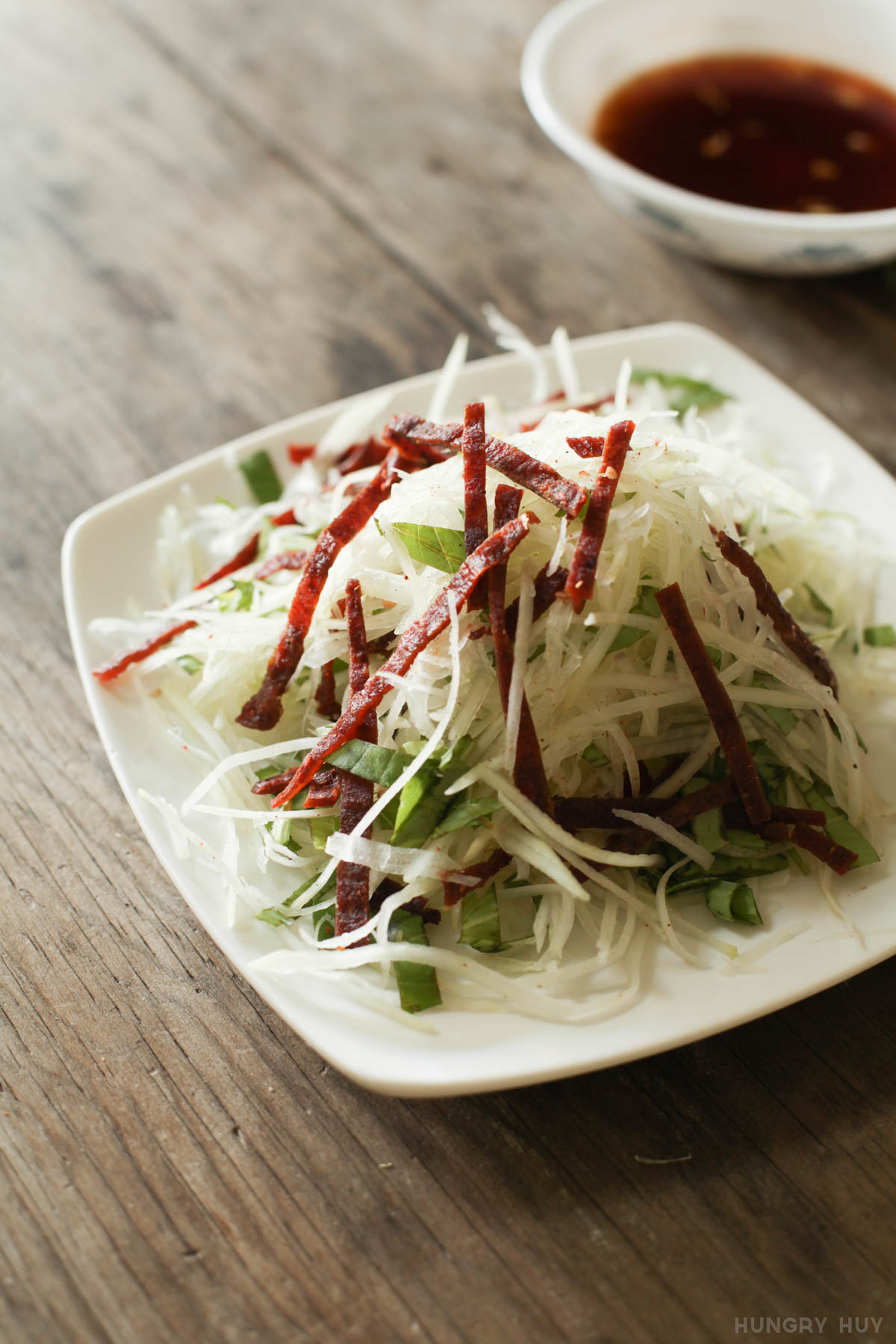 Green Papaya Salad Recipe (Vietnamese Style with Beef Jerky)