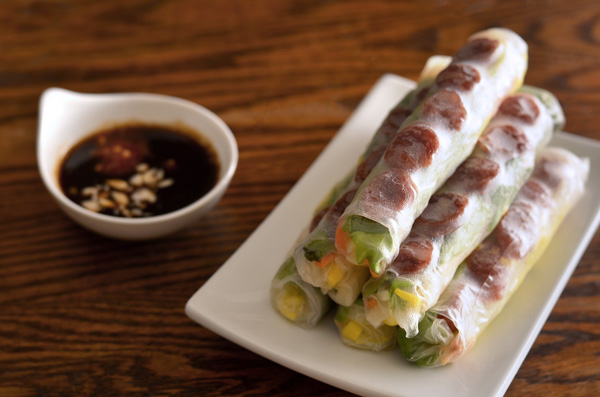 Vietnamese Spring Rolls Recipe Bo Bia Recipe Hungry Huy