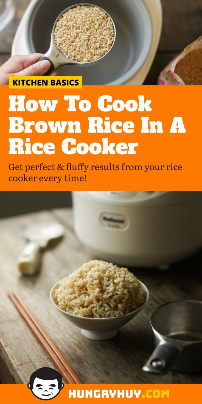  ruskea riisi riisinkeittotapissa