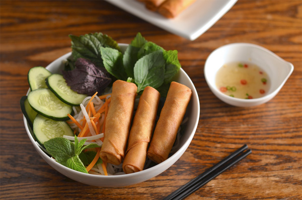 Vietnamese Egg Rolls Rice Noodles Recipe B n Ch Gi