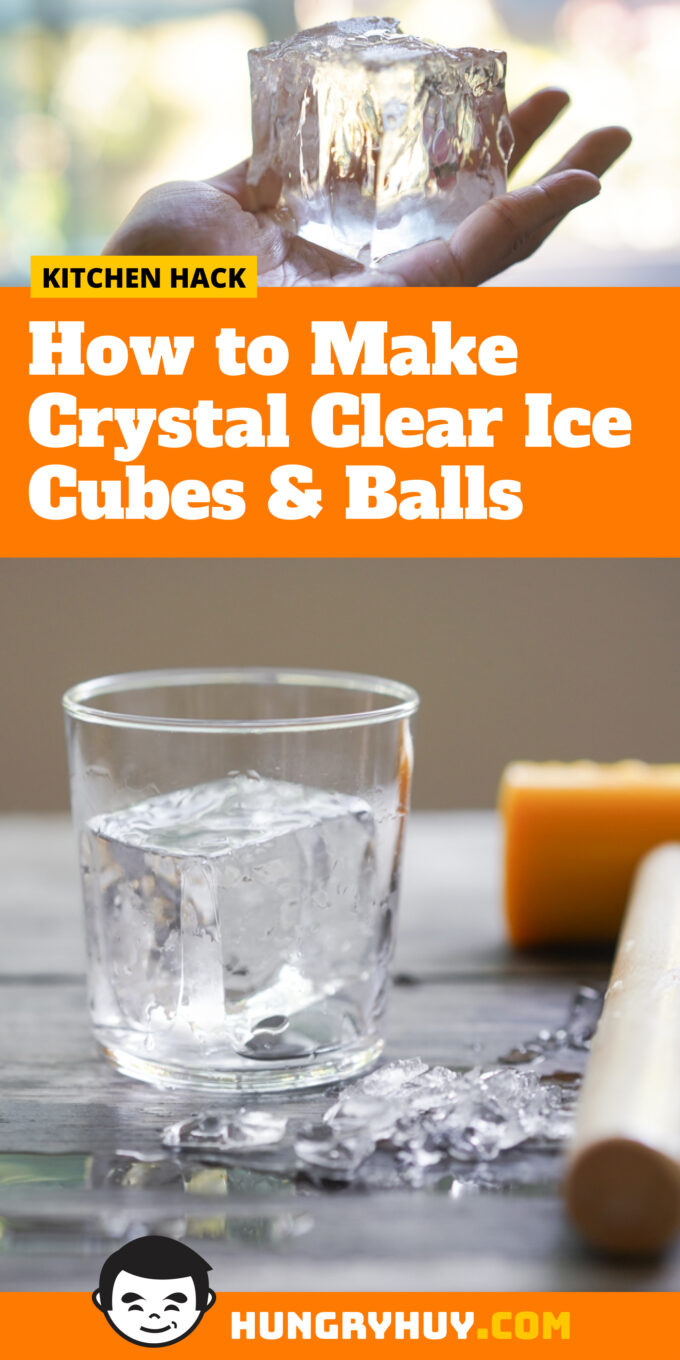 How to get perfectly clear ice