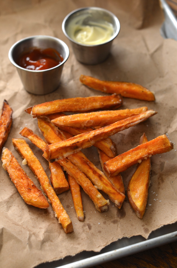 super crispy sweet potato fries