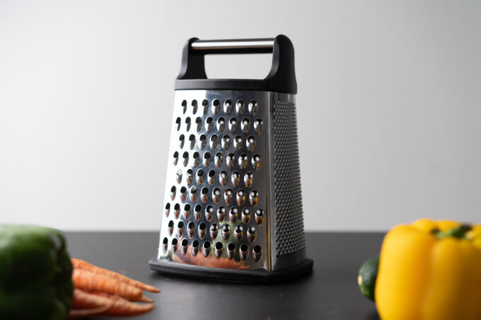 Cuisinart Box Grater with 2 Storage Containers - Red