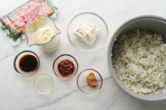 mayo, and other sushi bake filling & seasoning ingredients