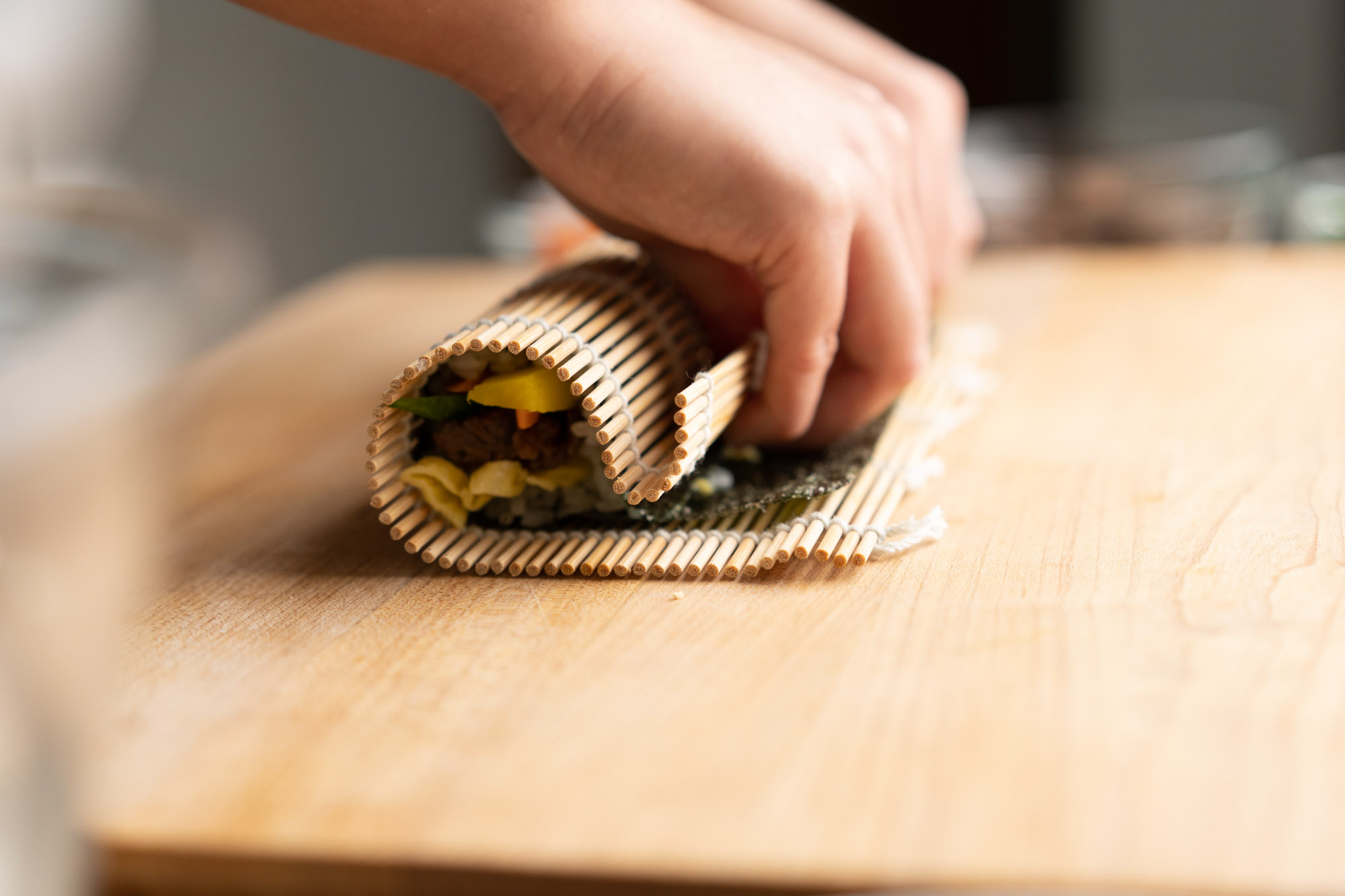 Kimbap Recipe (Korean Seaweed Rice 'Sushi' Rolls) - Hungry Huy