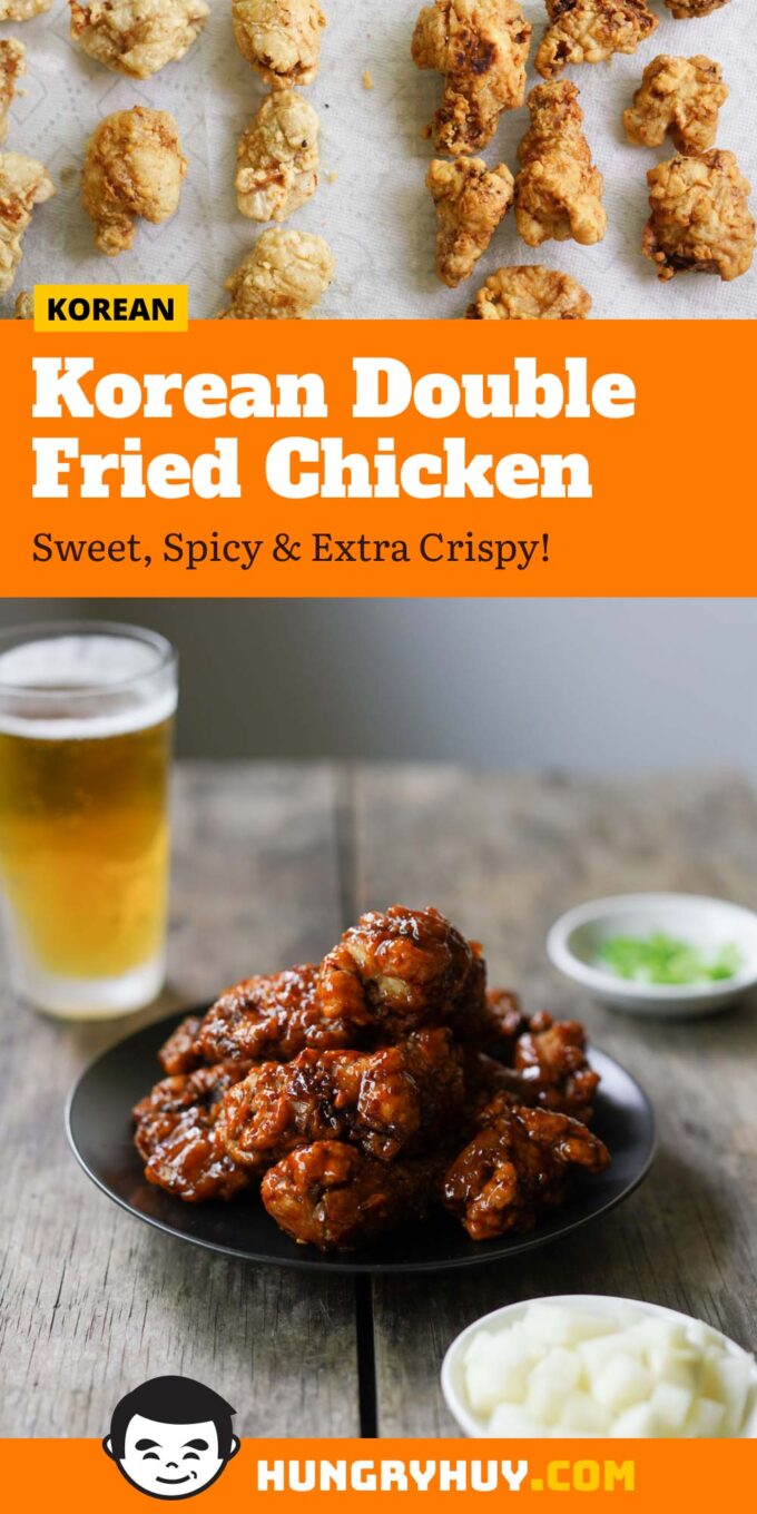 Sweet and Spicy Korean Fried Chicken - Delishably
