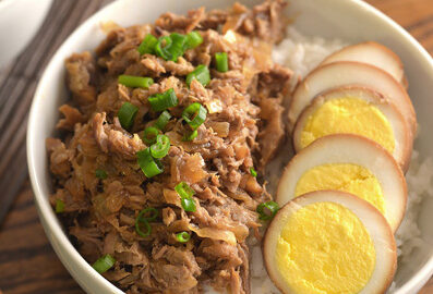 Lu Rou Fan Recipe Taiwanese Stewed Pork With Eggs