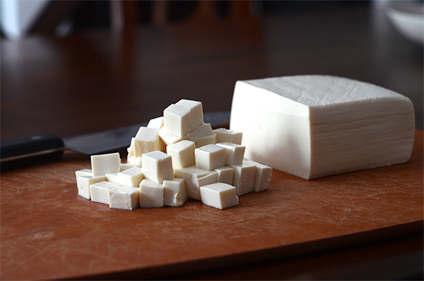 diced soft tofu for miso soup