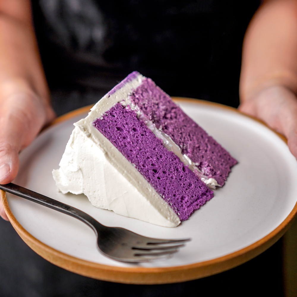 Ube Cake Roll | Woman Scribbles