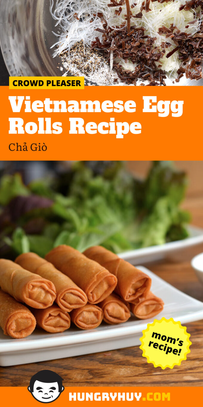 Delicious Authentic Vietnamese Egg Rolls Recipe (Chai Goi)