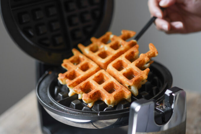 Crispy Belgian Waffles - Jo Cooks