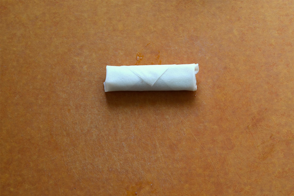 final rolled egg roll